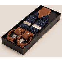 Oswin Hyde Men's Combination Braces for Men in Dark Navy
