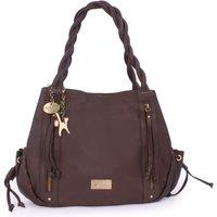 Caz Large Leather Shoulder Tote Bag