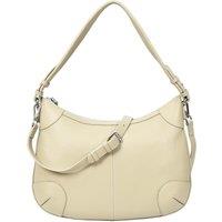 Womens Real Leather Shoulder Bag Classic Cross Body Design Josephine Taupe