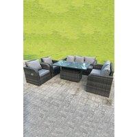 Rattan Outdoor Lifting Adjustable Dining Coffee Table Sets Love Sofa 3 Seater Sofa Reclining Chairs