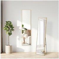 40x150cm Modern Slim Frame Floor Standing Full Length Mirror