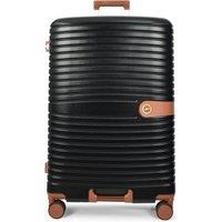 House of Leather Four Wheel Suitcase Hard Shell Lightweight Luggage Durban Grey Large in Black | Size: Small