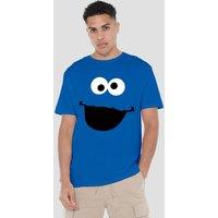 Sesame Street Cookie Monster Face T-Shirt, Royal | Size: 3XL