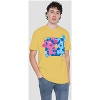 Blues Clues Blue'S Clues (Classic) Magenta & Flowers T-Shirt, Banana in Yellow | Size: 2XL