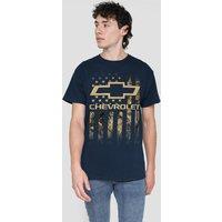 Other Chevrolet Camo Flag T-Shirt, Navy | Size: 5XL