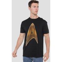 Star Trek Discovery Command Shield T-Shirt, Black | Size: 2XL