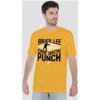 Bruce Lee One Inch Punch T-Shirt, Gold | Size: Large