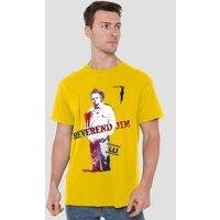 TAXI Reverend Jim T-Shirt, Yellow | Size: XL