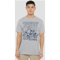 Sesame Street Friends Since T-Shirt, Athletic Heather in Grey | Size: XL