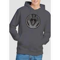 StarGate Sg1 Team Badge Hoodie, Charcoal | Size: 2XL