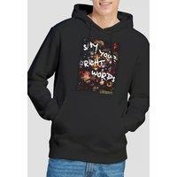 Jim Henson Labyrinth Right Words Hoodie, Black | Size: 2XL