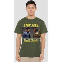 Star Trek St Original Mirror Mirror T-Shirt, Military Green | Size: Small