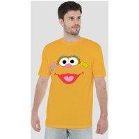 Sesame Street Zoe Face T-Shirt, Gold | Size: Small