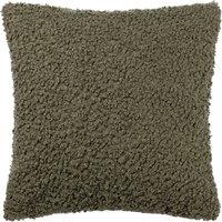 Yard Cabu Chunky Boucle Cushion in Khaki | Size: 45 cm x 45 cm