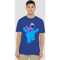 Sesame Street Furry Friends Forever Cookie Monster T-Shirt, Royal | Size: Large