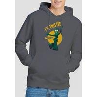 Gumby Twisted Hoodie, Charcoal | Size: XL