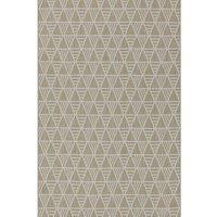 Kukoon Beige Geometric Outdoor, Garden & Patio Area Rug | Size: 120 cm x 170 cm
