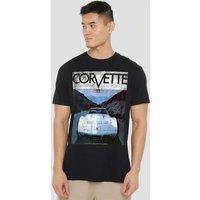 Chevrolet Chevy Corvette 75 Poster T-Shirt, Black | Size: XL