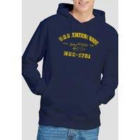 Star Trek Enterprise Athletic Hoodie, Navy | Size: Large