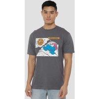 Sesame Street Meanwhile T-Shirt, Charcoal | Size: 3XL