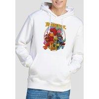Jim Henson Fraggle Rock Group Hug Hoodie, White | Size: Medium