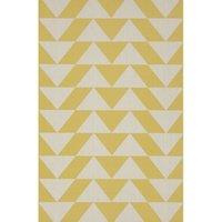 Kukoon Yellow Modern Outdoor, Garden & Patio Area Rug | Size: 120 cm x 170 cm