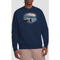 Twin Peaks Wildlife Hunters Moon The Spoils Sweatshirt, Navy | Size: Large