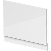 Balterley MDF Bath End Panel & Plinth - 750mm - Gloss White