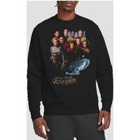 Star Trek Voyager Crew Sweatshirt, Black | Size: Medium