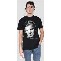 Star Trek Captain Kirk Portrait T-Shirt, Black | Size: XL