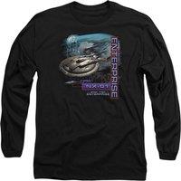 Star Trek Enterprise Nx 01 Long Sleeve T-Shirt, Black | Size: XL