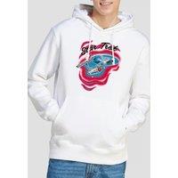 Star Trek Trek Airbrush Hoodie, White | Size: XL