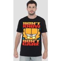 Garfield Dont Know Dont Care T-Shirt, Black | Size: Medium