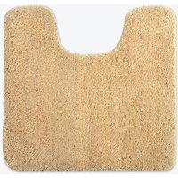 Allure Bath Fashions Luxury Microfibre Pedestal Mat Non-Slip in Beige
