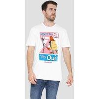 Metro-Goldwyn-Mayer Studios Pink Panther Say Oui T-Shirt, White | Size: Large