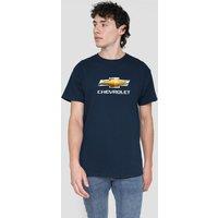 Other Chevrolets Chevy Bowtie Stacked T-Shirt, Navy | Size: Small
