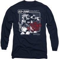 Other Robocop Ed 209 Long Sleeve T-Shirt, Navy | Size: Large
