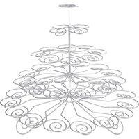 Neel Blue 5 Tier Cupcake Stand with 41 Mini Cake Food Display Set for Themed Birthday Party in Silver