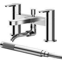 Balterley Pride Round Wall Mounted Bath Shower Mixer Tap, 45mm, Chrome in Silver