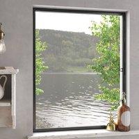 Berkfield Home Insect Screen for Windows Anthracite 100x120 cm in Black