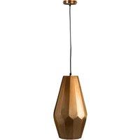 Orsina Aluminum Copper Finish Large Pendant Light, Ceiling Pendant Light for Dining Room, Lounge in Gold