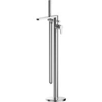Balterley Contemporary Freestanding Round Bath Shower Mixer Tap - Chrome in Silver