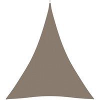 Berkfield Home Sunshade Sail Oxford Fabric Triangular 3x4x4 m Taupe in Beige