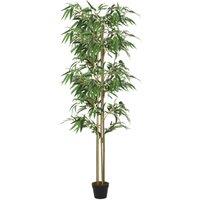 Berkfield Home Artificial Bamboo Tree 988 Leaves 150 cm Green
