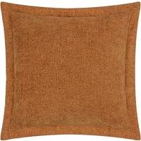 Yard Dune Velvet Chenille Cushion in Burnt Orange | Size: 50 cm x 50 cm