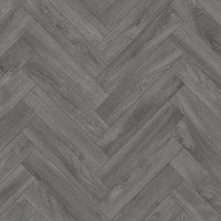 Vinyl Flooring UK Grey Herringbone Wood Effect 1.90mm Vinyl Flooring Sheet | Size: 2000mm x 1000mm