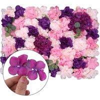 Neel Blue Decorative Artificial Flower Wall Panel Wedding Photo Background in Magenta