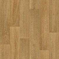 Vinyl Flooring UK Brown Wood Effect 1.90mm Textile Backed Vinyl Flooring in Beige | Size: 2000mm x 1000mm
