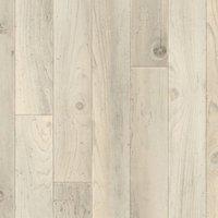 Vinyl Flooring UK Cream Wood Effect 2.8mm Cushion Backed Sheet Vinyl Flooring in White | Size: 2000mm x 1000mm