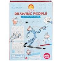 Tiger Tribe People Drawing Set & Colouring Set